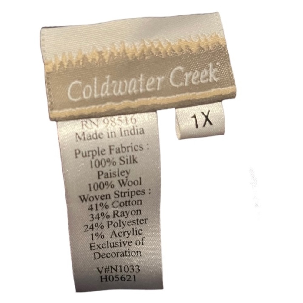 Coldwater Creek Patchwork Jacket Blazer. Size 1x. - image 2